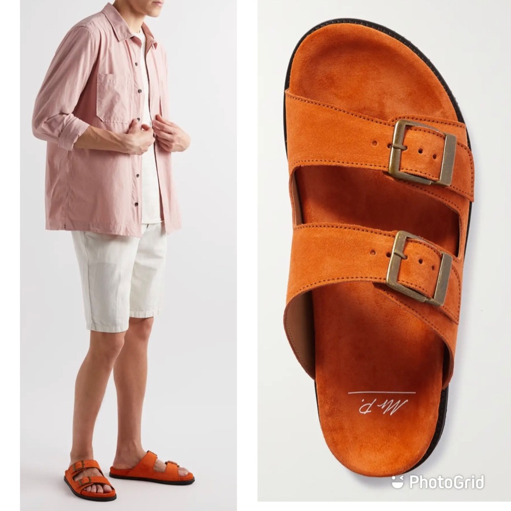 NWOT! Mr.Porter suede sandals